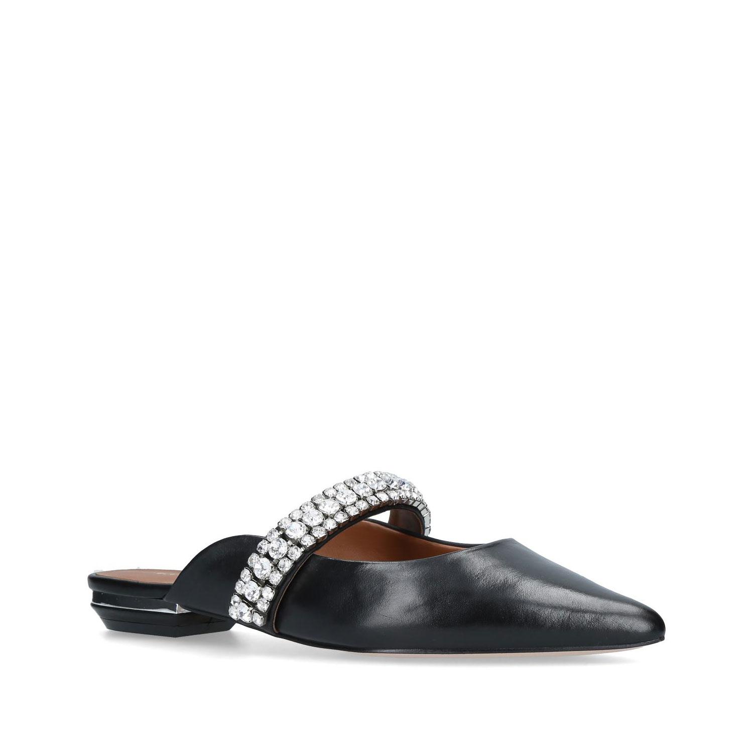 Princely Embellished Leather Mules